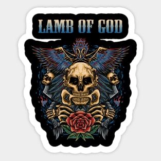 LAMB OF GOD BAND Sticker